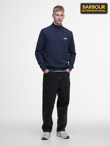 Barbour® International Quarter Zip Sweater (287650) | £90