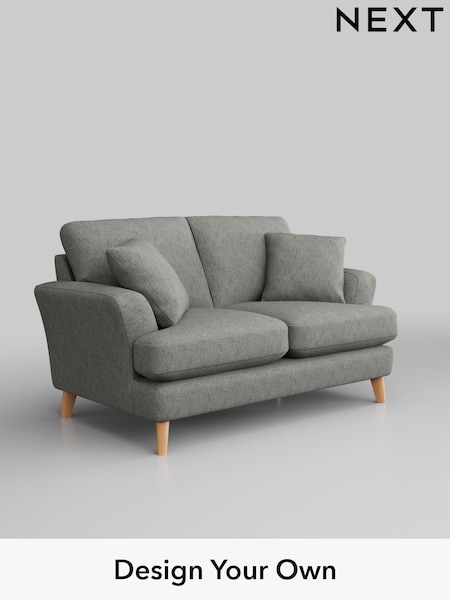 Boucle Weave Easy Clean/Dark Grey Conway Relaxed Sit (289153) | £1,050