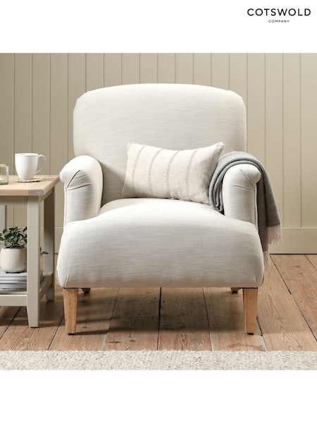 Cotswold Company George Cotton Linen Weave Armchair