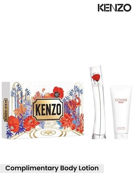 Kenzo Flower By Kenzo Eau De Perfum 30ml 75ml Body Lotion Set