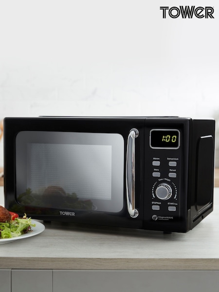 Tower Black 20L 800W Digital Microwave (293688) | £90