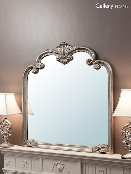 Gallery Home Silver Palazzo Mantel Mirror (294365) | £155