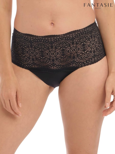 Fantasie Black Brazillian Lace Ease Invisible Stretch Knickers (294460) | £16