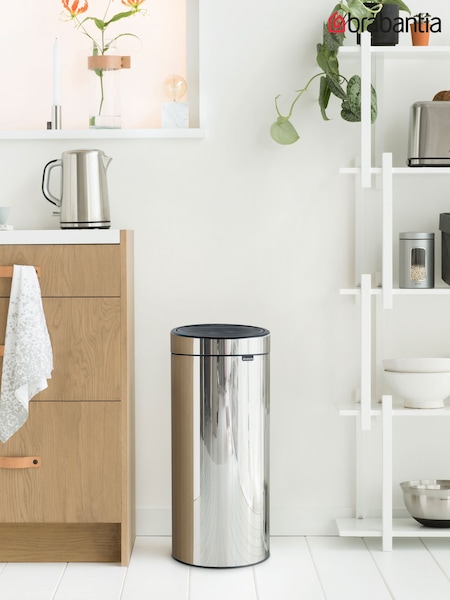 Brabantia Brilliant Steel New 30L Touch Bin (294773) | £99