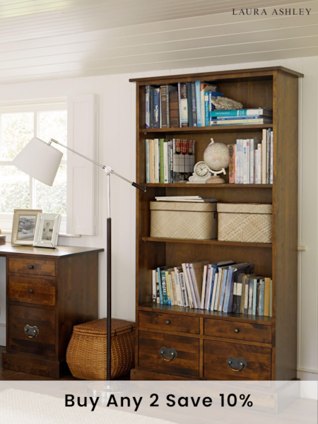 Laura Ashley Garrat 4 Drawer Single Bookcase (294998) | £1,075