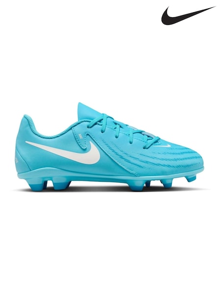 Nike Glacier Blue Kids Phantom Club Blue Ground Football Boots (295198) | £43