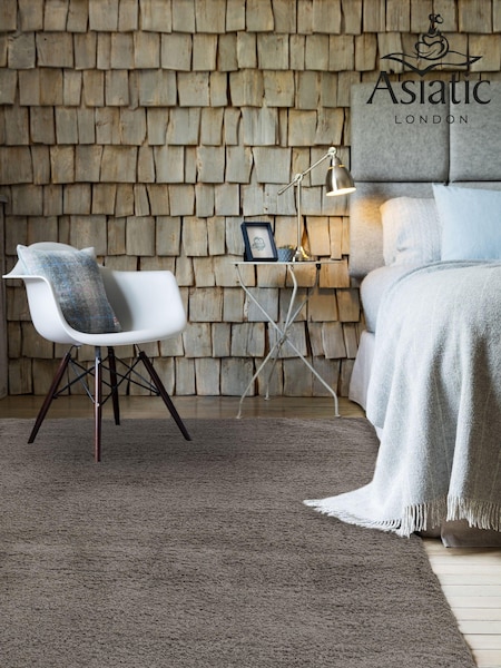 Asiatic Rugs Grey Lulu Extra Soft Shaggy Rug (295960) | £159 - £452