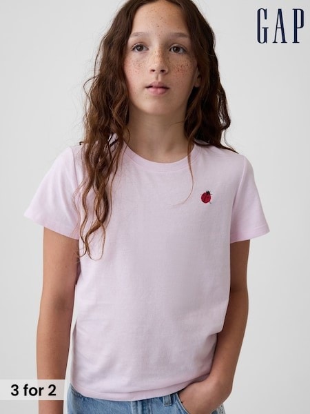 Pink Ladybird - Gap Graphic Short Sleeve T-shirt (4-13yrs)