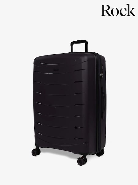 Purple - Rock Luggage Resilient Large Luggage