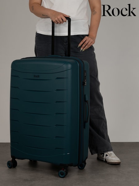 Green - Rock Luggage Resilient Large Luggage