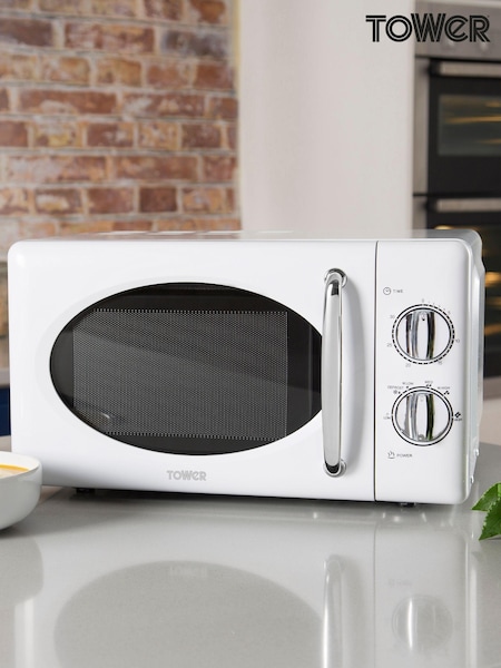 Tower Silver 20L Manual Microwave (297843) | £100
