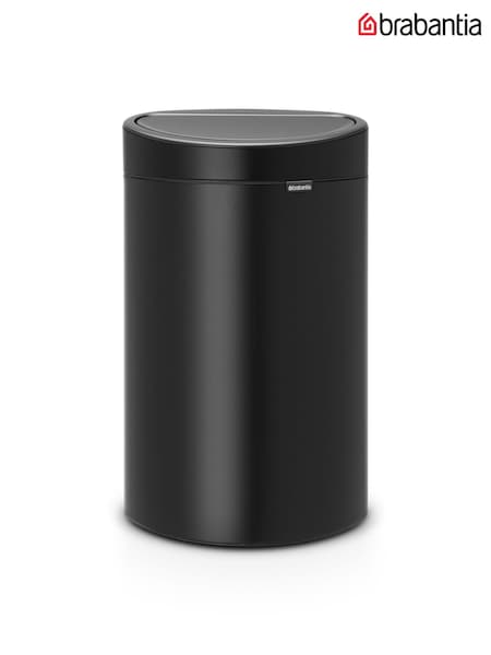 Brabantia Matt Black New 40L Touch Bin (298031) | £125