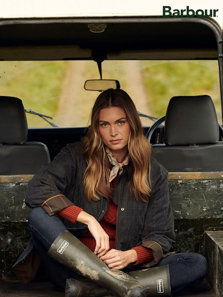 Barbour® Green Abbey Wellington Boots (298109) | £65