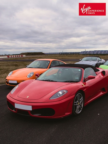 Virgin Experience Days Four Supercar Blast Plus High Speed Passenger Ride Gift (298333) | £182