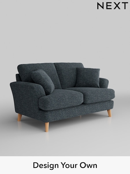 Chunky Chenille/Dark Navy Blue Conway Relaxed Sit (298561) | £1,150