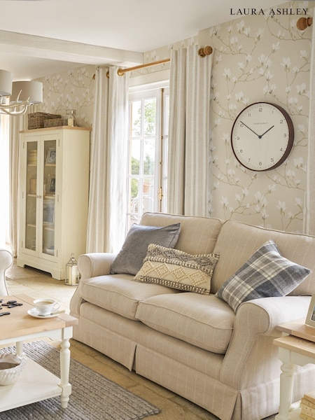 Laura Ashley Natural Magnolia Grove A4 Wallpaper Sample (298744) | £1