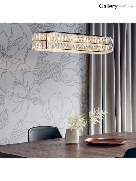 Gallery Home Silver Velma 5 Ceiling Light Pendant (299297) | £270