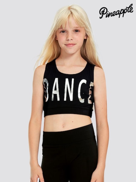 Pineapple Black Dance Crop Vest (299666) | £16