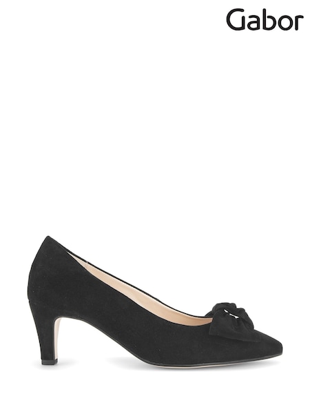 Black - Gabor Dusty Court Shoes