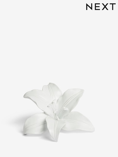 White Lily Flower Ornament (2JM447) | £16
