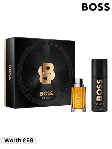 Boss The Scent Eau De Toilette 50ml Gift Set (worth £93)