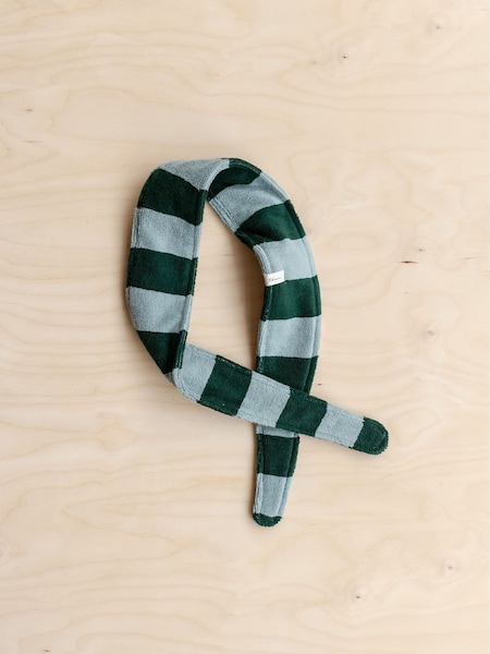 Tbco Stripe Cotton Towelling Hair Tie
