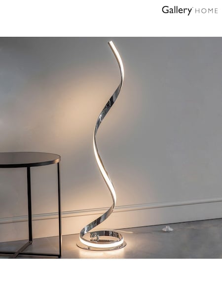 Gallery Home Chrome Maria Floor Lamp (301009) | £266