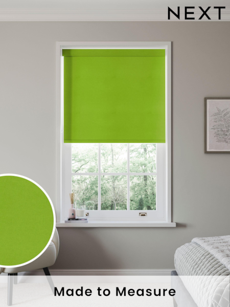 Kiwi Green Solstice Made to Measure Blackout Roller Blind (301409) | £66