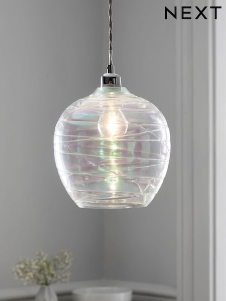 Iridescent Drizzle Easy Fit Pendant Lamp Shade (301762) | £30