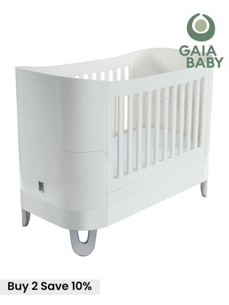 Gaia Baby White Gaia Serena Cot Bed (302308) | £600