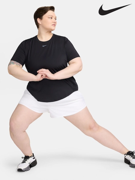 Nike Black Curve One Classic Dri-FIT Short-Sleeve Fitness T-Shirt (302553) | £33