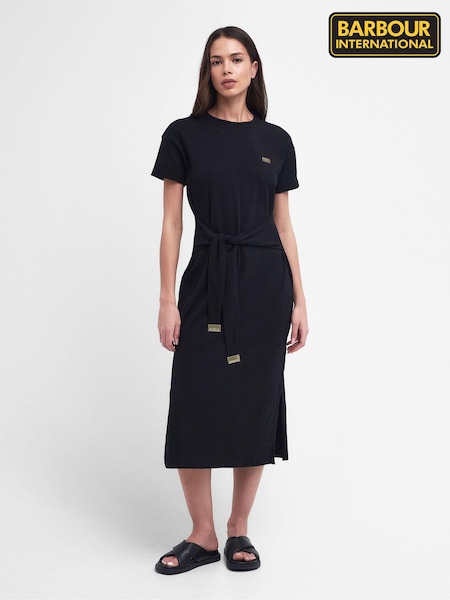 Barbour® International Whitson Stretch Cotton Midi Dress (302886) | £65