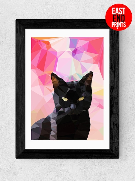 Black Black Cat by Studio Cockatoo Framed Print (304159) | £50 - £130