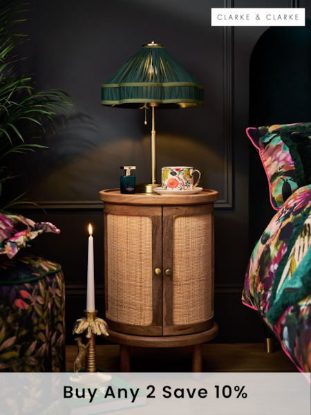 Clarke and Clarke Brown Aspley Side Table (304978) | £379