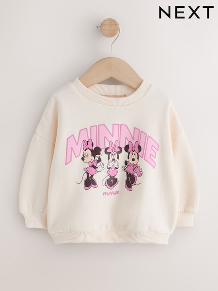 Cream - Minnie Mouse Sweatshirt (3mths-7yrs)