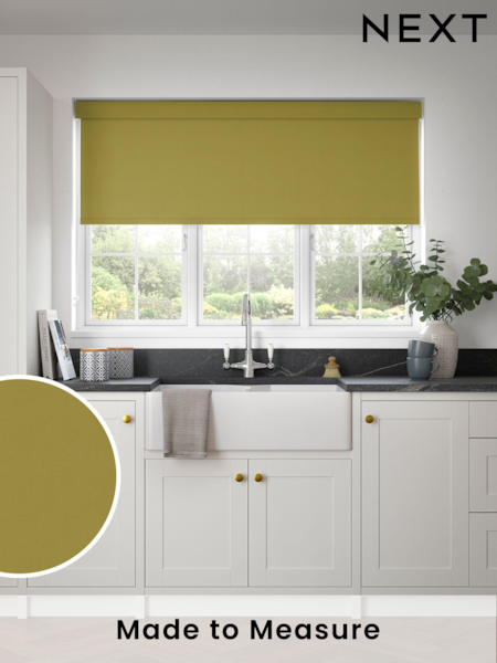 Moss Green Echo Made to Measure Blackout Roller Blind (305909) | £57