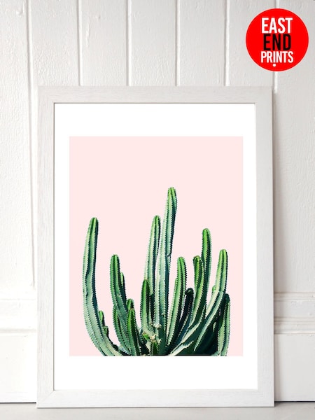 White Cactus Main by 83 Oranges Framed Print (307190) | £50 - £80