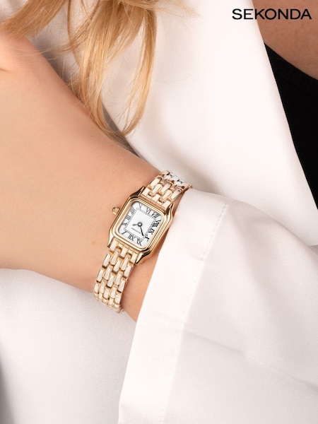 Sekonda Ladies Gold Tone Monica Alloy Bracelet Watch (307829) | £60