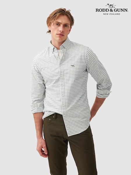 Green - Regular Rodd & Gunn Oxford Valley Check Shirt