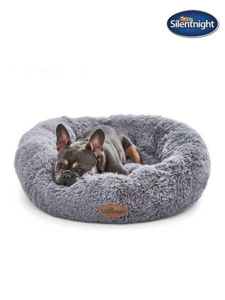 Silentnight Grey Calming Donut Pet Bed (309355) | £40 - £55