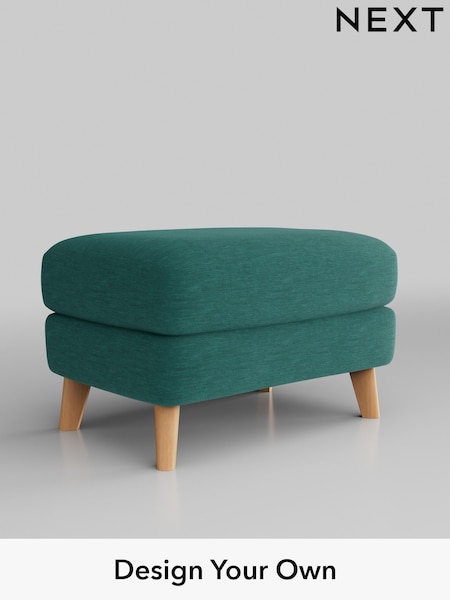 Fine Chenille Easy Clean/Dark Juniper Green Conway Relaxed Sit (310164) | £425