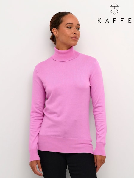 Kaffe Astrid Long Sleeve Regular Fit Roll Neck Jumper (311069) | £35