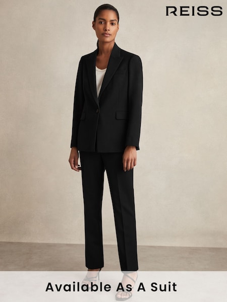 Reiss Black Gabi Slim Fit Suit Trousers (311743) | £98