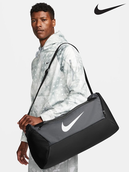 Nike Grey Small Brasilia 9.5 Training Duffel Bag (41L) (313130) | £35