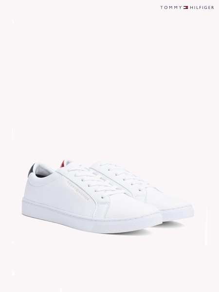 Tommy Hilfiger White Essential Venus Trainers (314568) | £100