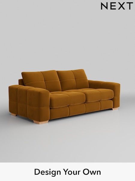 Plush Velvet Easy Clean/Mustard Yellow Brooke Deep Sit (314927) | £1,725