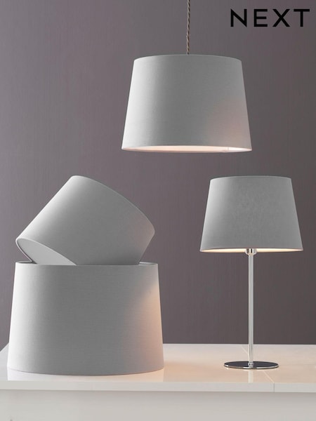 Grey Lamp Shade Ceiling Light (314943) | £18 - £25