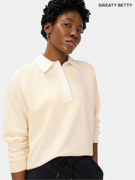 Brown - Sweaty Betty Revive Rugby Sweatshirt