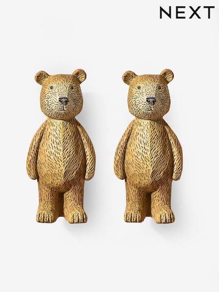 Set of 2 Brown Bertie Bear Furniture Handles (316106) | £12