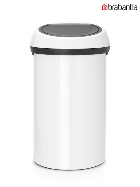 Brabantia White 60L Touch Bin (316135) | £126